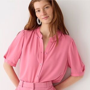 NWT J. Crew Drapey Button up